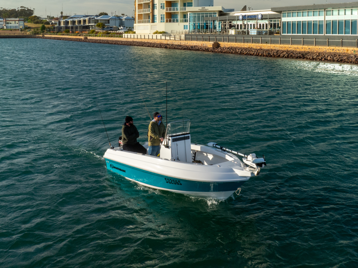 Northbank 520CC Centre Console Boat Driving in Marina | Centre Console | Fishing Boat | Fibreglass Boat