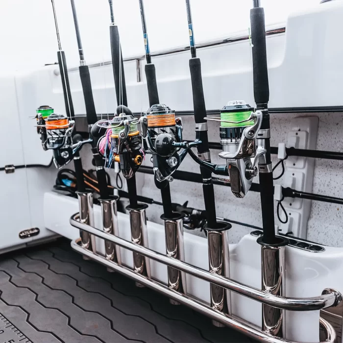 600C Side Gunnel Rod holders| Cuddy Cabin | Fishing Boat | Fibreglass Fishing Boat