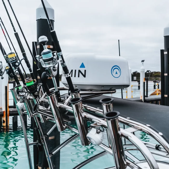 600C Rod Holders and Garmin Unit | Cuddy Cabin | Fishing Boat | Fibreglass Fishing Boat