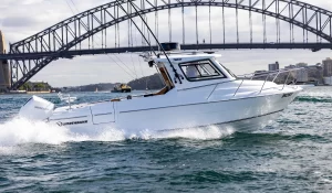 Northbank Boats 750HT cruising in the Sydney Harbour | Northbank Boats | 750HT | Fishing Boat | Fibreglass Fishing Boat | Trailable Fishing Boat