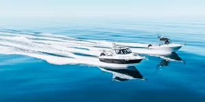 Northbank boats cruising on Glass off water | Northbank Boats | About Northbank Boats