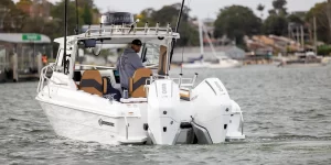 Northbank 750HT Hard Top fishing boat with twin V8 Engines | Fishing Boat | Northbank Boats | 750HT | 500HP Fishing Boat