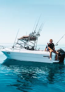 A Northbank 600C sitting at rest | Fibreglass Fishing Boat | Cuddy Cabin | Fishing Boat | Cuddy Fishing Boat | Northbank Boats