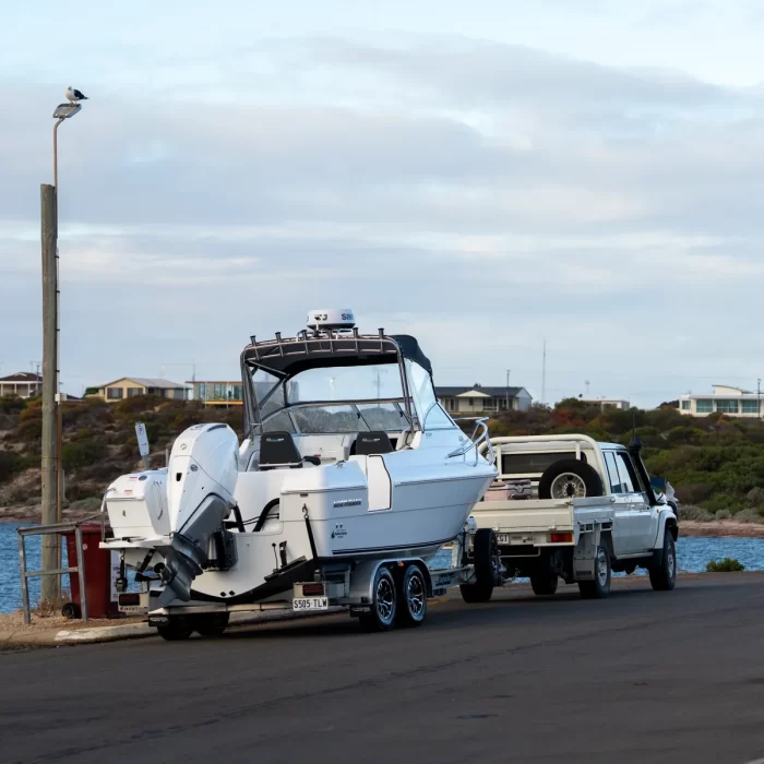 Northbank 650C on Easytow Trailer | 650C | Cuddy Cabin | Offshore Fishing Boat | Fibreglass Fishing Boat