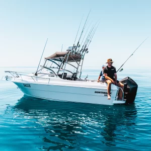600C at rest offshore fishing | Northbank Boats | Offshore Fishing Boats | Fibreglass Fishing Boats